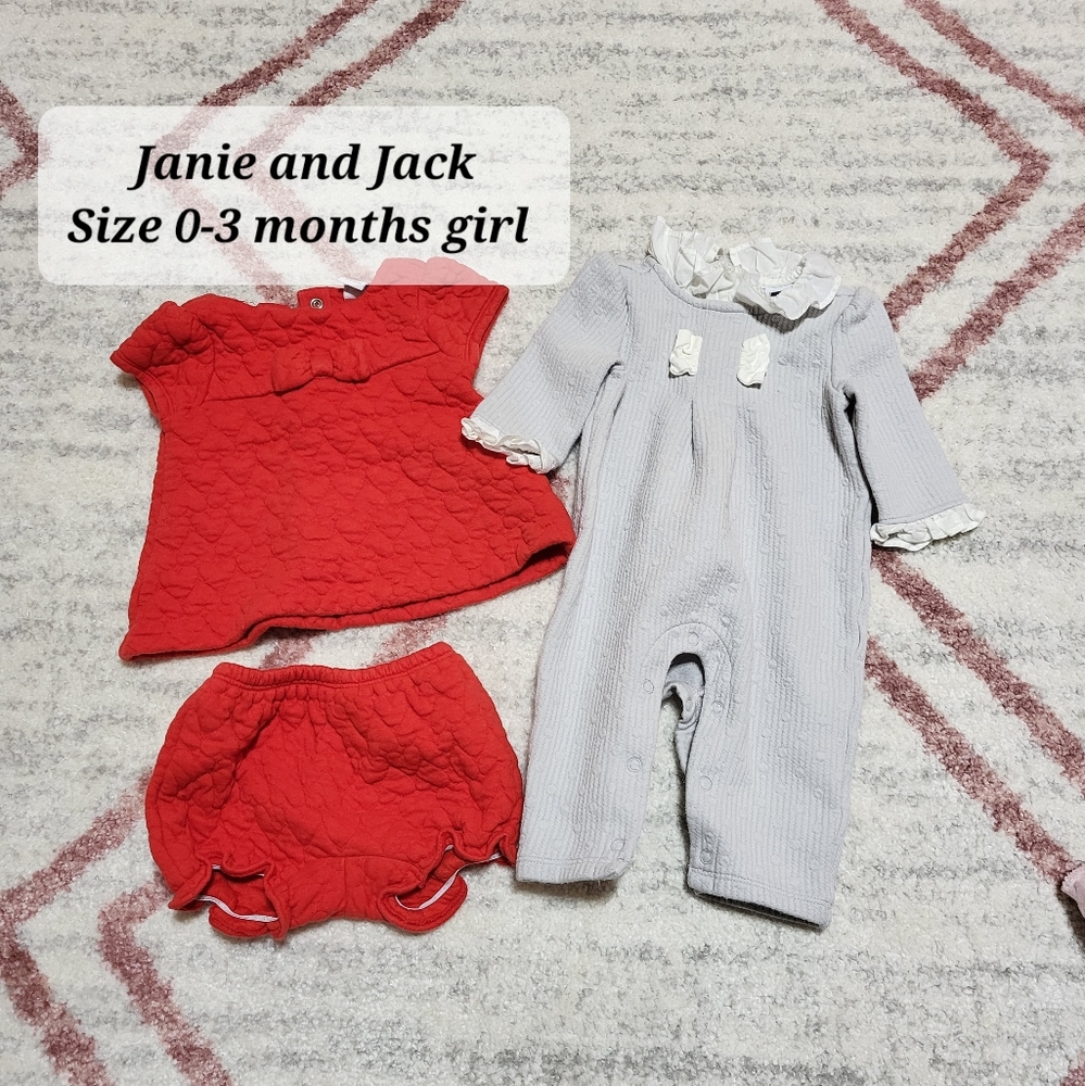 Janie and Jack girls 0-3months